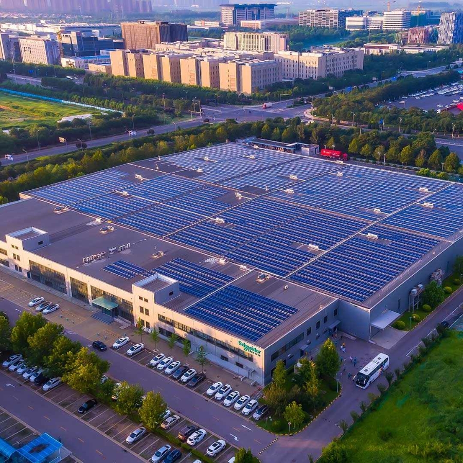 Outdoor view of Beijing factory